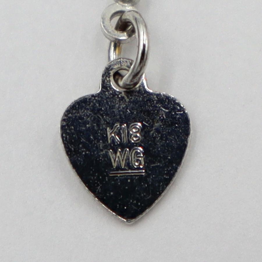 K18WGオニキスダイヤペンダントネックレス　D0.60ct　重さ：6.45g(石の重量含む) レディース(中古)