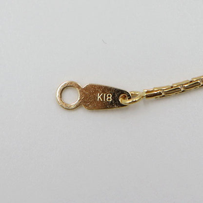 K18白蝶貝ペンダントネックレス 「サンダル」　重さ：7.03g(石の重量含む) レディース(中古)