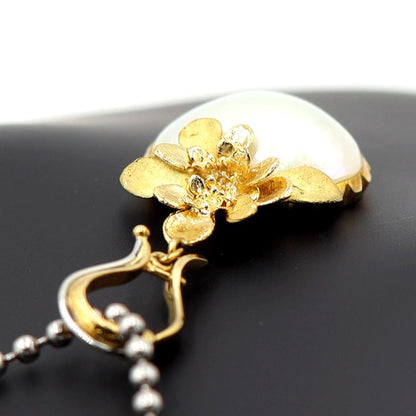 K18マペパールペンダントトップ　重さ：6.30g(石の重量含む)　真珠　パール　レディース(中古)