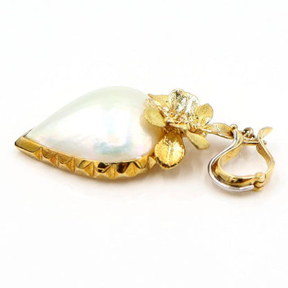 K18マペパールペンダントトップ　重さ：6.30g(石の重量含む)　真珠　パール　レディース(中古)