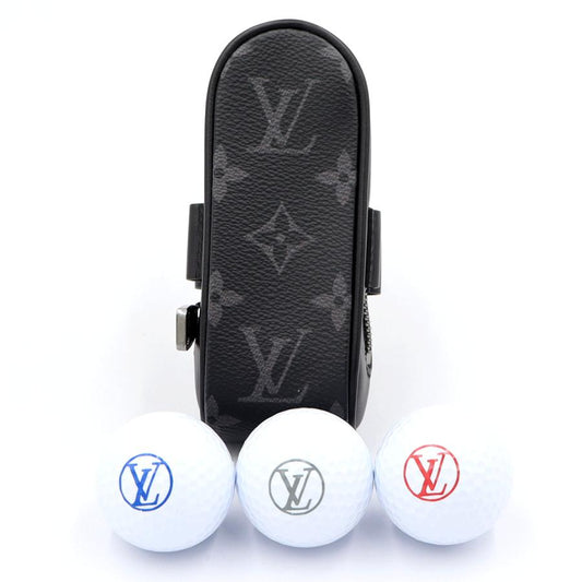 ルイヴィトン(LOUIS VUITTON) モノグラム・エクリプス セット ゴルフ・アンドリュース　GI0344　ゴルフボールケース メンズ(中古・未使用)