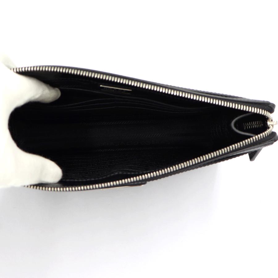 プラダ（PRADAサフィアーノレザー　レザーポーチ　2VF032　クラッチバッグ　メンズ　レディース(中古・未使用)