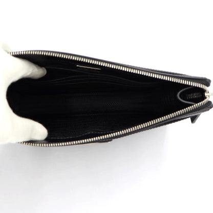 プラダ（PRADAサフィアーノレザー　レザーポーチ　2VF032　クラッチバッグ　メンズ　レディース(中古・未使用)