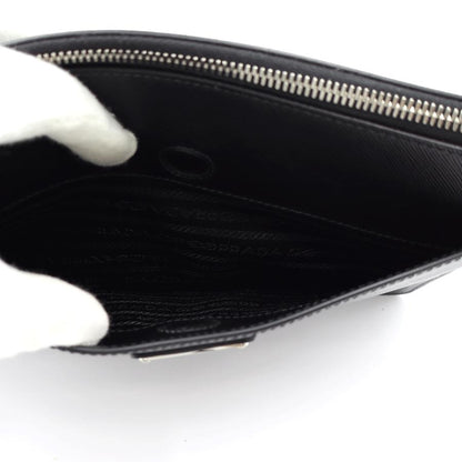 プラダ（PRADAサフィアーノレザー　レザーポーチ　2VF032　クラッチバッグ　メンズ　レディース(中古・未使用)