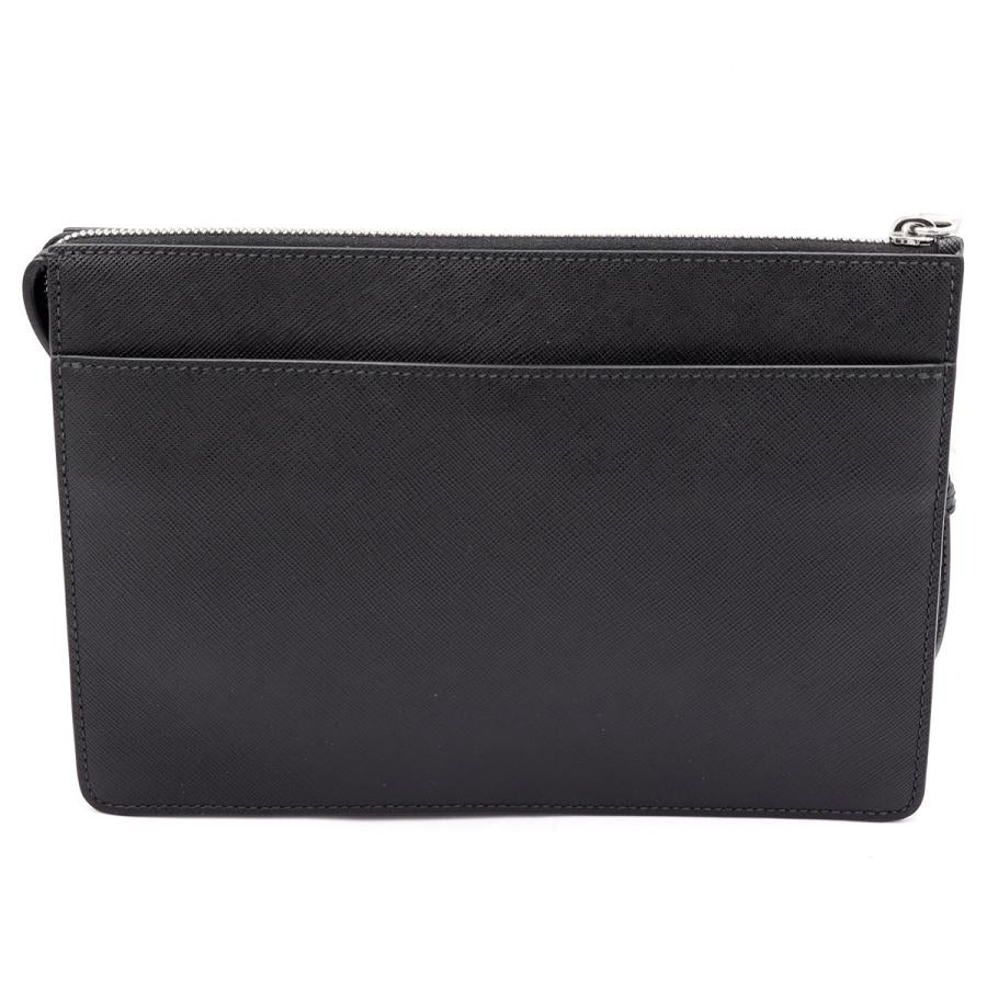 プラダ（PRADAサフィアーノレザー　レザーポーチ　2VF032　クラッチバッグ　メンズ　レディース(中古・未使用)