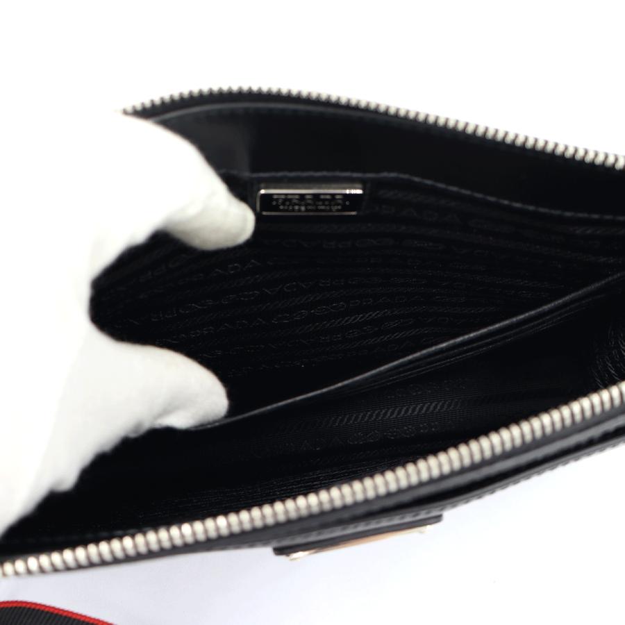 プラダ（PRADAサフィアーノレザー　レザーポーチ　2VF032　クラッチバッグ　メンズ　レディース(中古・未使用)