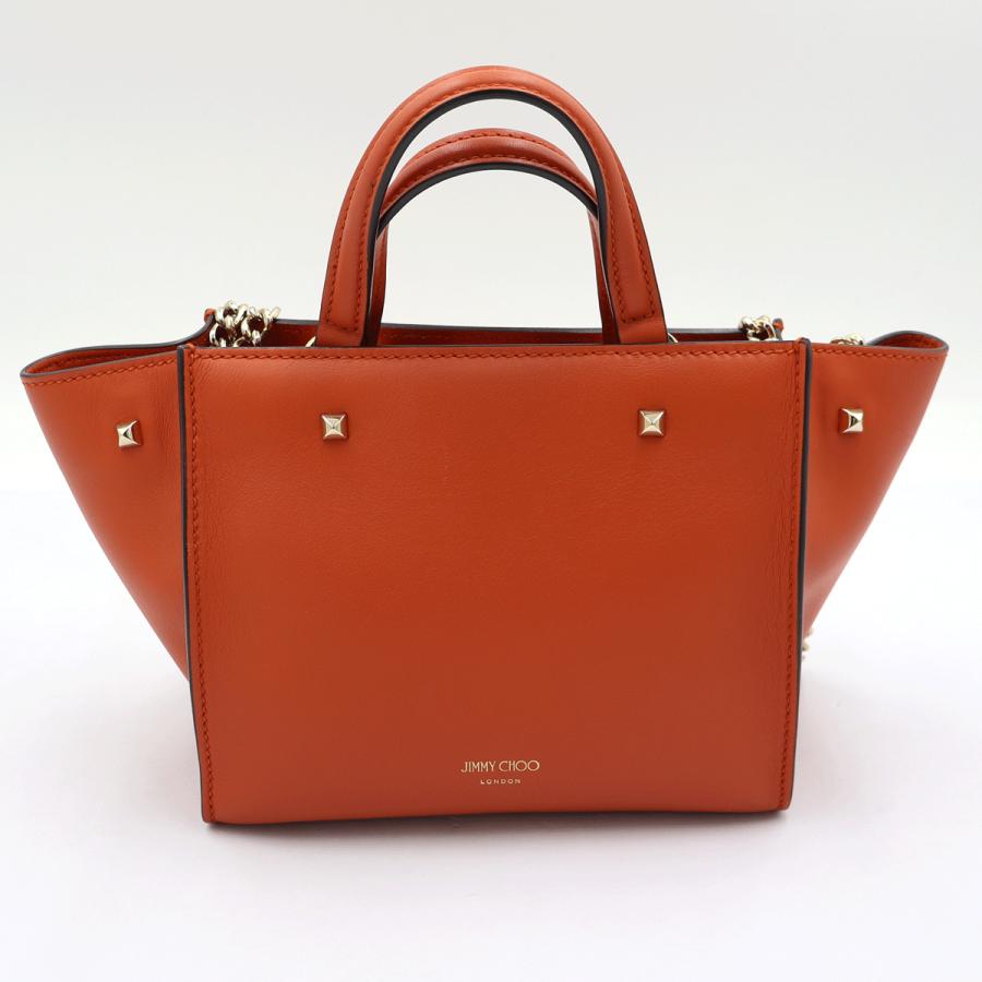 ジミー チュウ(JIMMY CHOO) ファインシャイニーレザートート　ハンドバッグ　ショルダーバッグ　レディース(中古)