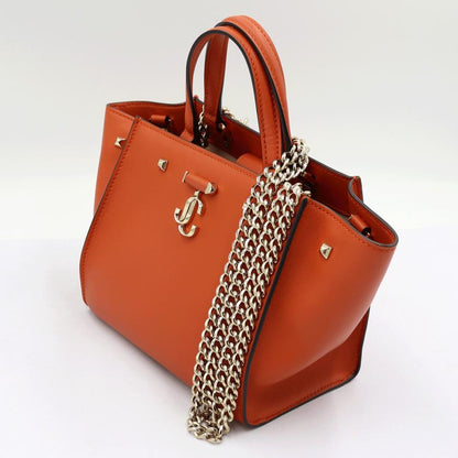 ジミー チュウ(JIMMY CHOO) ファインシャイニーレザートート　ハンドバッグ　ショルダーバッグ　レディース(中古)