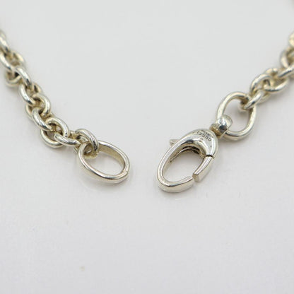 グッチ(GUCCI)　ダブルGネックレス　SV925　重さ28.66ｇ　チェーン長さ約43cm　シルバー　アクセサリー　レディース　(中古)