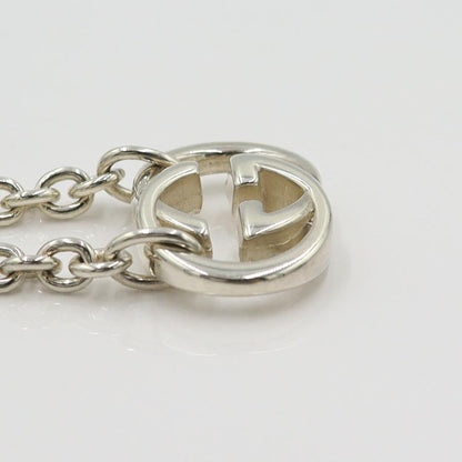 グッチ(GUCCI)　ダブルGネックレス　SV925　重さ28.66ｇ　チェーン長さ約43cm　シルバー　アクセサリー　レディース　(中古)