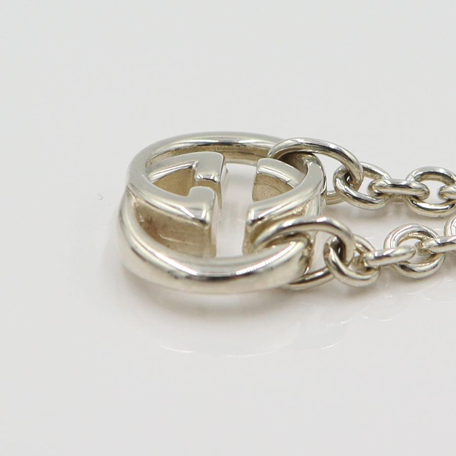 グッチ(GUCCI)　ダブルGネックレス　SV925　重さ28.66ｇ　チェーン長さ約43cm　シルバー　アクセサリー　レディース　(中古)