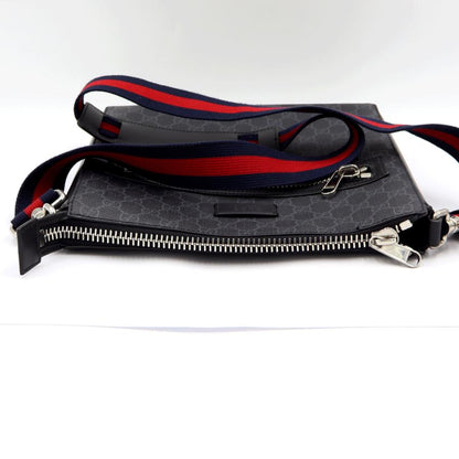 グッチ(GUCCI)　GGスプリーム　メッセンジャーバッグ　474137　斜め掛け　ショルダーバッグ　メンズ(中古)