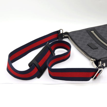 グッチ(GUCCI)　GGスプリーム　メッセンジャーバッグ　474137　斜め掛け　ショルダーバッグ　メンズ(中古)