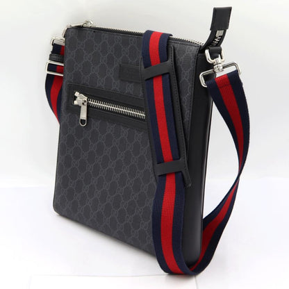 グッチ(GUCCI)　GGスプリーム　メッセンジャーバッグ　474137　斜め掛け　ショルダーバッグ　メンズ(中古)