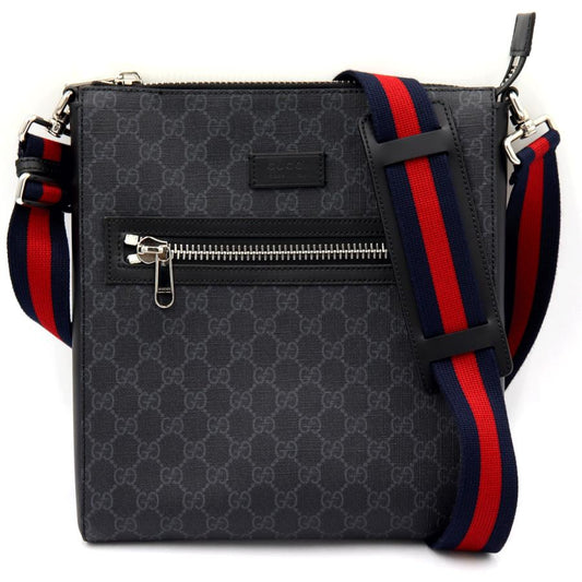 グッチ(GUCCI)　GGスプリーム　メッセンジャーバッグ　474137　斜め掛け　ショルダーバッグ　メンズ(中古)