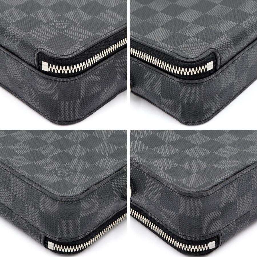 ルイヴィトン（LOUIS VUITTON） ダミエグラフィット　アルファ・ウェアラブル ウォレット　N60418　ショルダーバッグ　メンズ(中古)