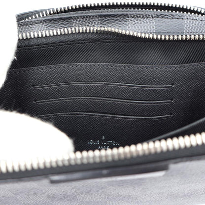 ルイヴィトン（LOUIS VUITTON） ダミエグラフィット　アルファ・ウェアラブル ウォレット　N60418　ショルダーバッグ　メンズ(中古)