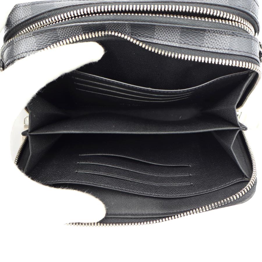 ルイヴィトン（LOUIS VUITTON） ダミエグラフィット　アルファ・ウェアラブル ウォレット　N60418　ショルダーバッグ　メンズ(中古)