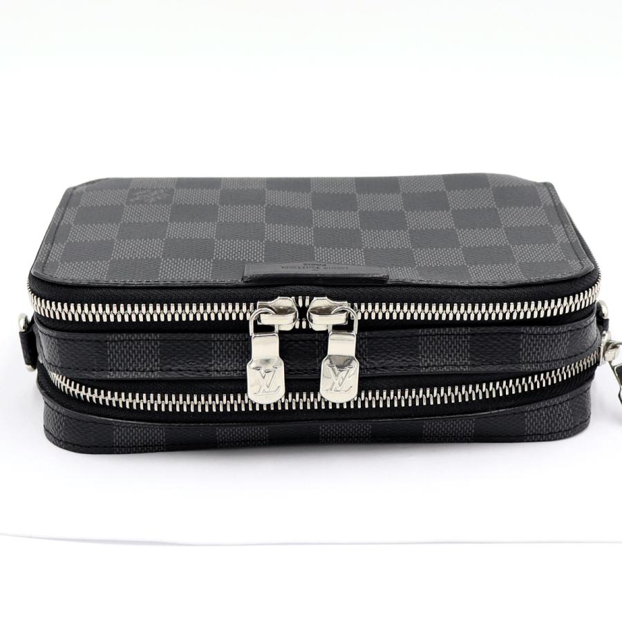 ルイヴィトン（LOUIS VUITTON） ダミエグラフィット　アルファ・ウェアラブル ウォレット　N60418　ショルダーバッグ　メンズ(中古)