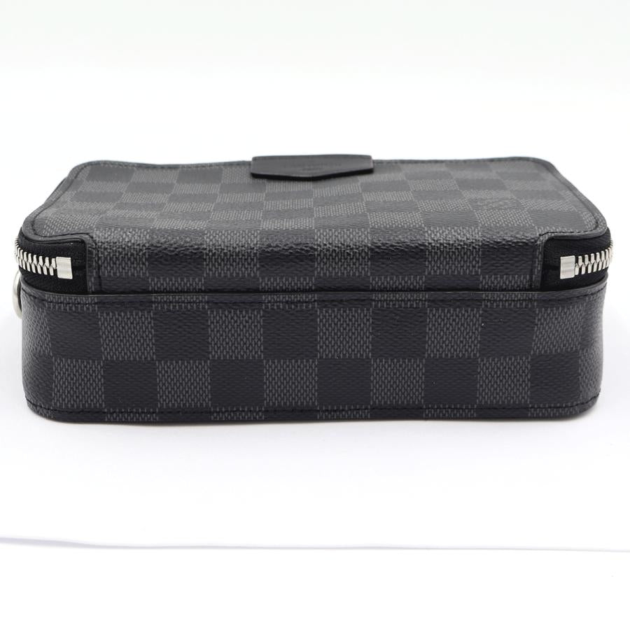 ルイヴィトン（LOUIS VUITTON） ダミエグラフィット　アルファ・ウェアラブル ウォレット　N60418　ショルダーバッグ　メンズ(中古)