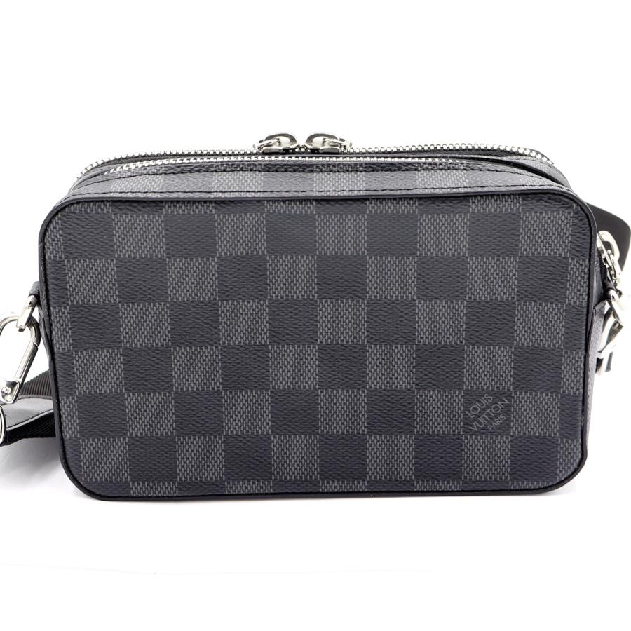 ルイヴィトン（LOUIS VUITTON） ダミエグラフィット　アルファ・ウェアラブル ウォレット　N60418　ショルダーバッグ　メンズ(中古)