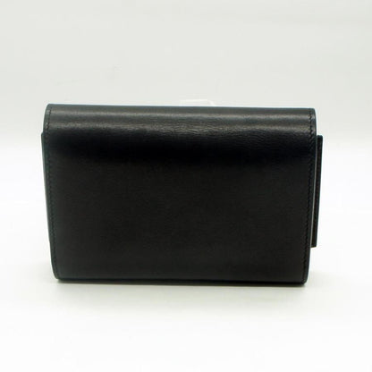 エルメス（HERMES）パッサン コンパクト　リザード/ブルーインディゴエピ　レディース（美品）