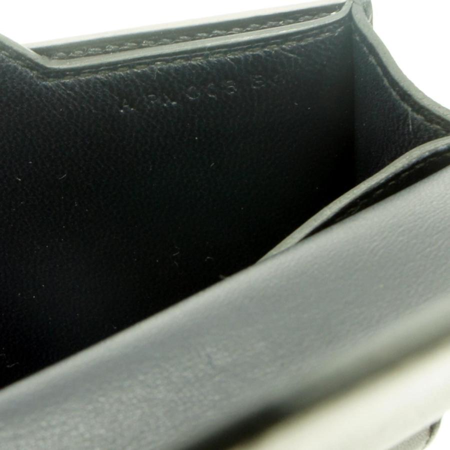 エルメス（HERMES）パッサン コンパクト　リザード/ブルーインディゴエピ　レディース（美品）