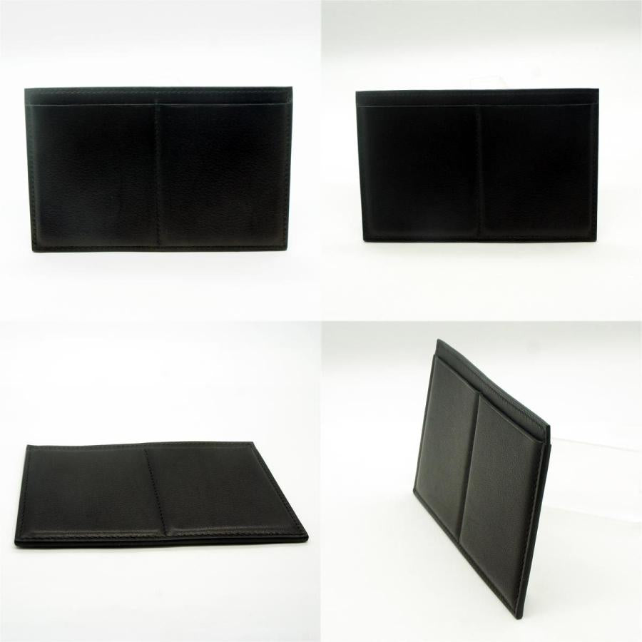 エルメス（HERMES）パッサン コンパクト　リザード/ブルーインディゴエピ　レディース（美品）