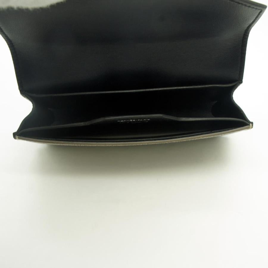 エルメス（HERMES）パッサン コンパクト　リザード/ブルーインディゴエピ　レディース（美品）