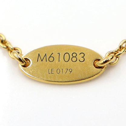 ルイヴィトン（LOUIS VUITTON)　エッセンシャルV　M61083　ネックレス　首回り42〜46cm　ゴールド　GP　レディース（中古）