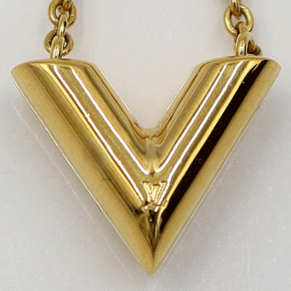 ルイヴィトン（LOUIS VUITTON)　エッセンシャルV　M61083　ネックレス　首回り42〜46cm　ゴールド　GP　レディース（中古）