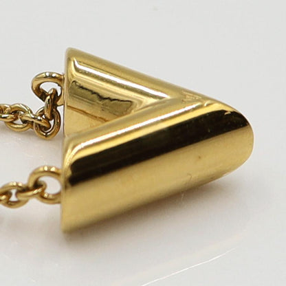 ルイヴィトン（LOUIS VUITTON)　エッセンシャルV　M61083　ネックレス　首回り42〜46cm　ゴールド　GP　レディース（中古）