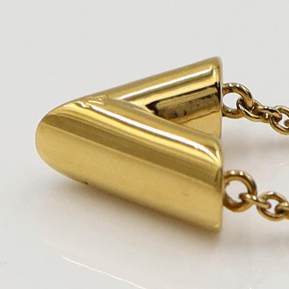 ルイヴィトン（LOUIS VUITTON)　エッセンシャルV　M61083　ネックレス　首回り42〜46cm　ゴールド　GP　レディース（中古）