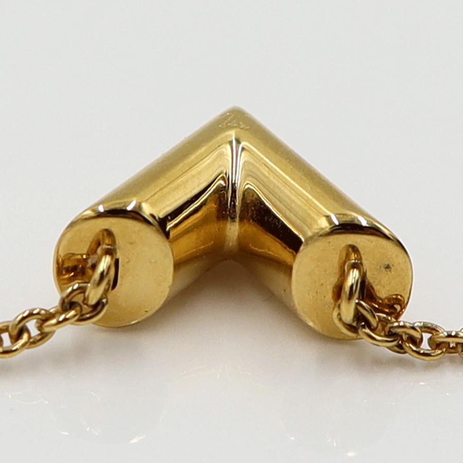 ルイヴィトン（LOUIS VUITTON)　エッセンシャルV　M61083　ネックレス　首回り42〜46cm　ゴールド　GP　レディース（中古）