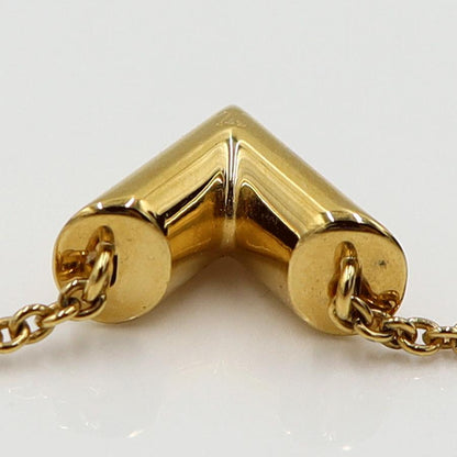 ルイヴィトン（LOUIS VUITTON)　エッセンシャルV　M61083　ネックレス　首回り42〜46cm　ゴールド　GP　レディース（中古）