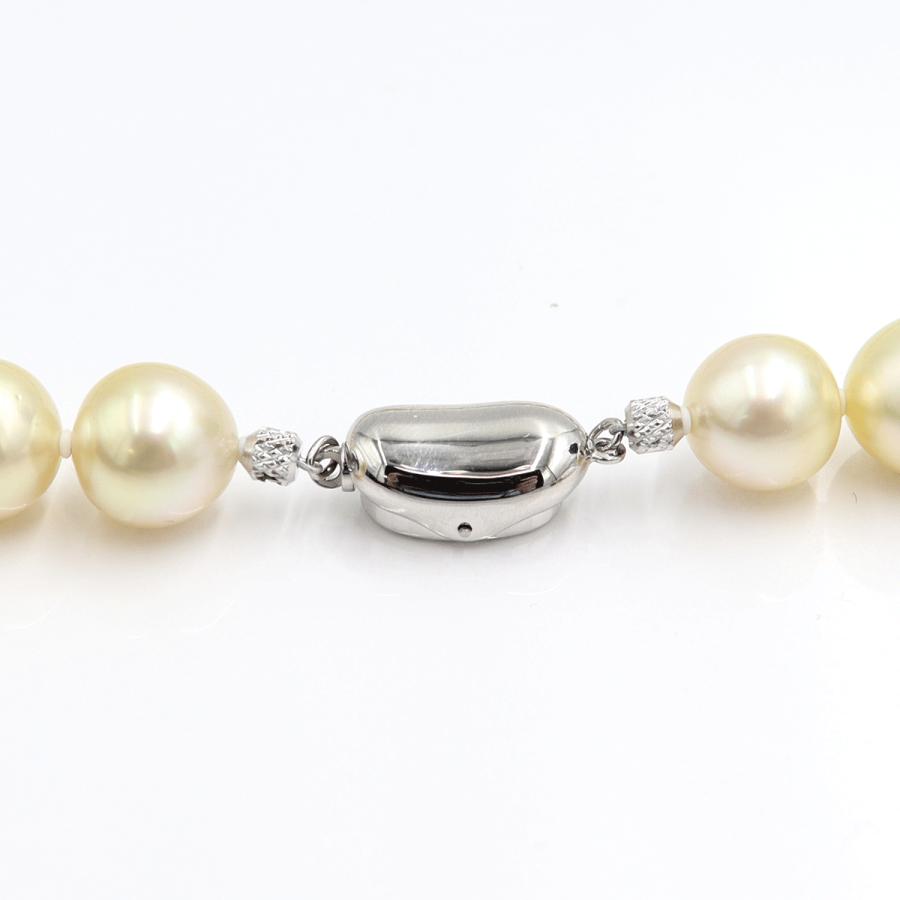 南洋真珠ネックレス　P10mm〜16mm　長さ44cm　重量92.75ｇ（中古）