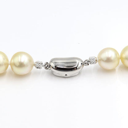 南洋真珠ネックレス　P10mm〜16mm　長さ44cm　重量92.75ｇ（中古）