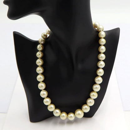 南洋真珠ネックレス　P10mm〜16mm　長さ44cm　重量92.75ｇ（中古）