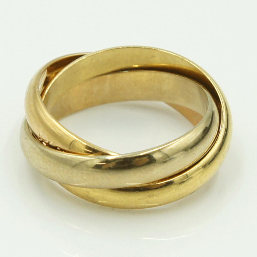 カルティエ（CARTIER） 750トリニティリング 51　リングサイズ11号　レディース（中古）