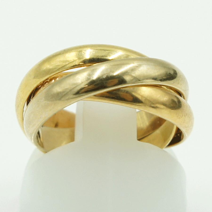 カルティエ（CARTIER） 750トリニティリング 51　リングサイズ11号　レディース（中古）