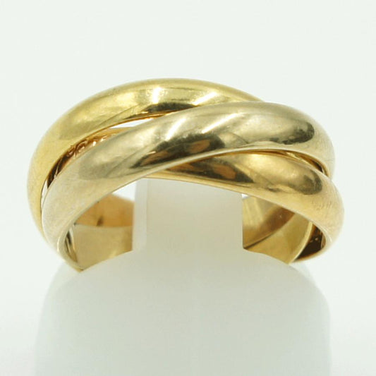 カルティエ（CARTIER） 750トリニティリング 51　リングサイズ11号　レディース（中古）