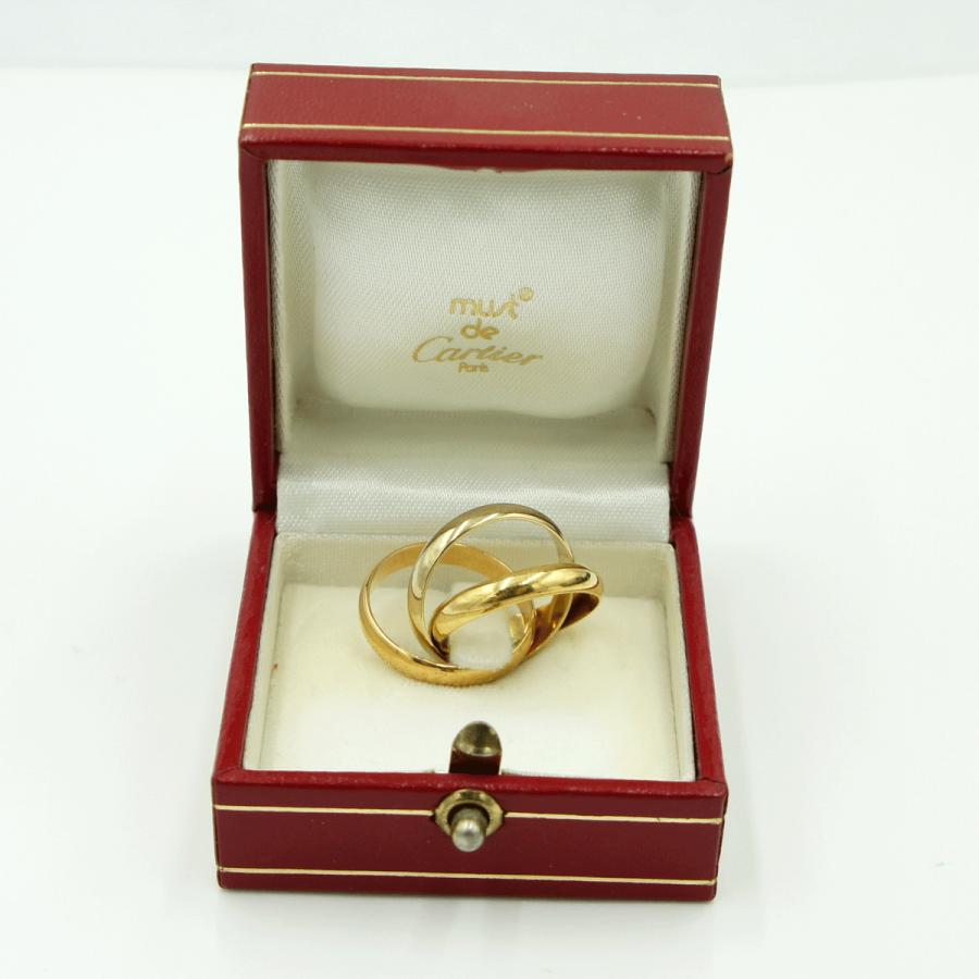 カルティエ（CARTIER） 750トリニティリング 51　リングサイズ11号　レディース（中古）