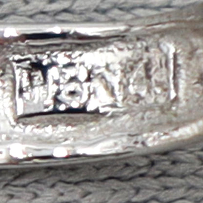 K14WGクロチョウペンダントトップ　重量4.64ｇ(石の重量含む)(中古)