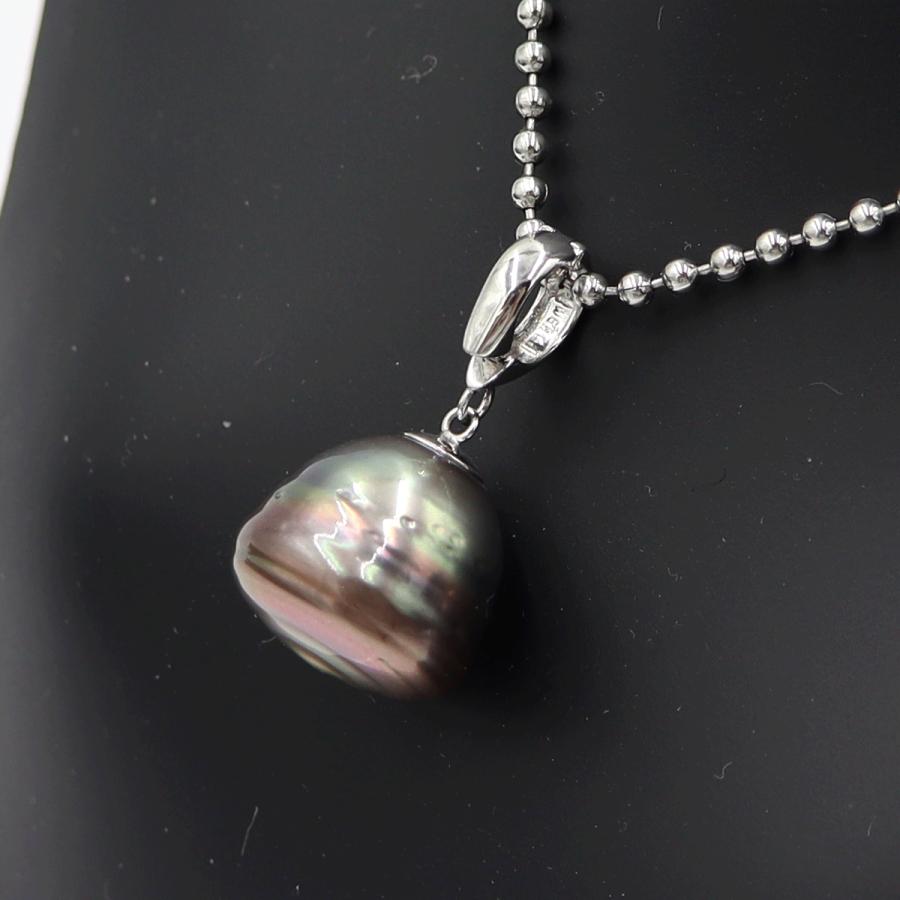 K14WGクロチョウペンダントトップ　重量4.64ｇ(石の重量含む)(中古)