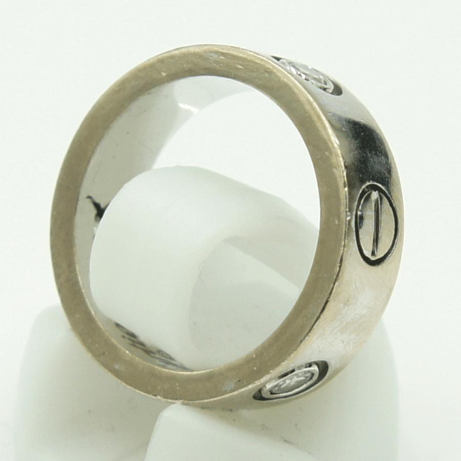カルティエ（CARTIER） 750WGラブリング　リングサイズ6号　重量7.64ｇ(石の重量含む)　レディース（中古）