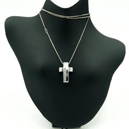 ピンキー＆ダイアン(PINKY&DIANNE)　750WGトパーズペンダントネックレス　重量4.70ｇ(石の重量含む)　ネックレス長さ 約40cm　レディース（中古）