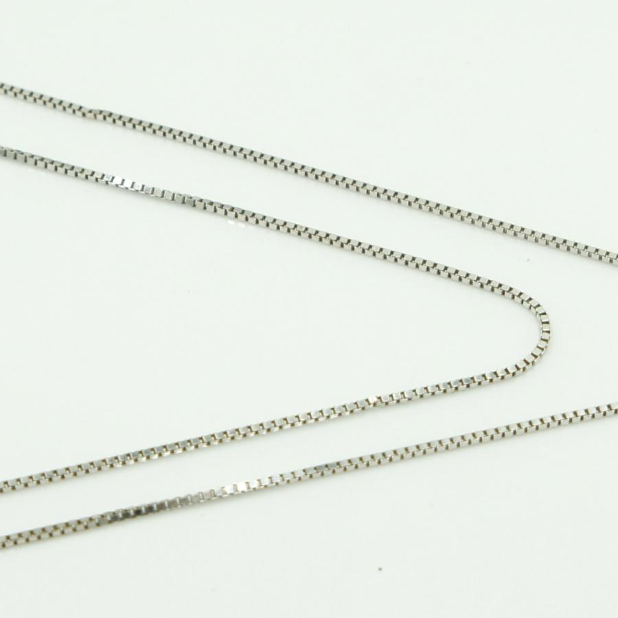 ピンキー＆ダイアン(PINKY&DIANNE)　750WGトパーズペンダントネックレス　重量4.70ｇ(石の重量含む)　ネックレス長さ 約40cm　レディース（中古）