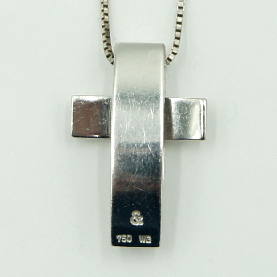 ピンキー＆ダイアン(PINKY&DIANNE)　750WGトパーズペンダントネックレス　重量4.70ｇ(石の重量含む)　ネックレス長さ 約40cm　レディース（中古）