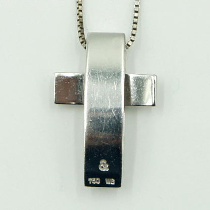 ピンキー＆ダイアン(PINKY&DIANNE)　750WGトパーズペンダントネックレス　重量4.70ｇ(石の重量含む)　ネックレス長さ 約40cm　レディース（中古）