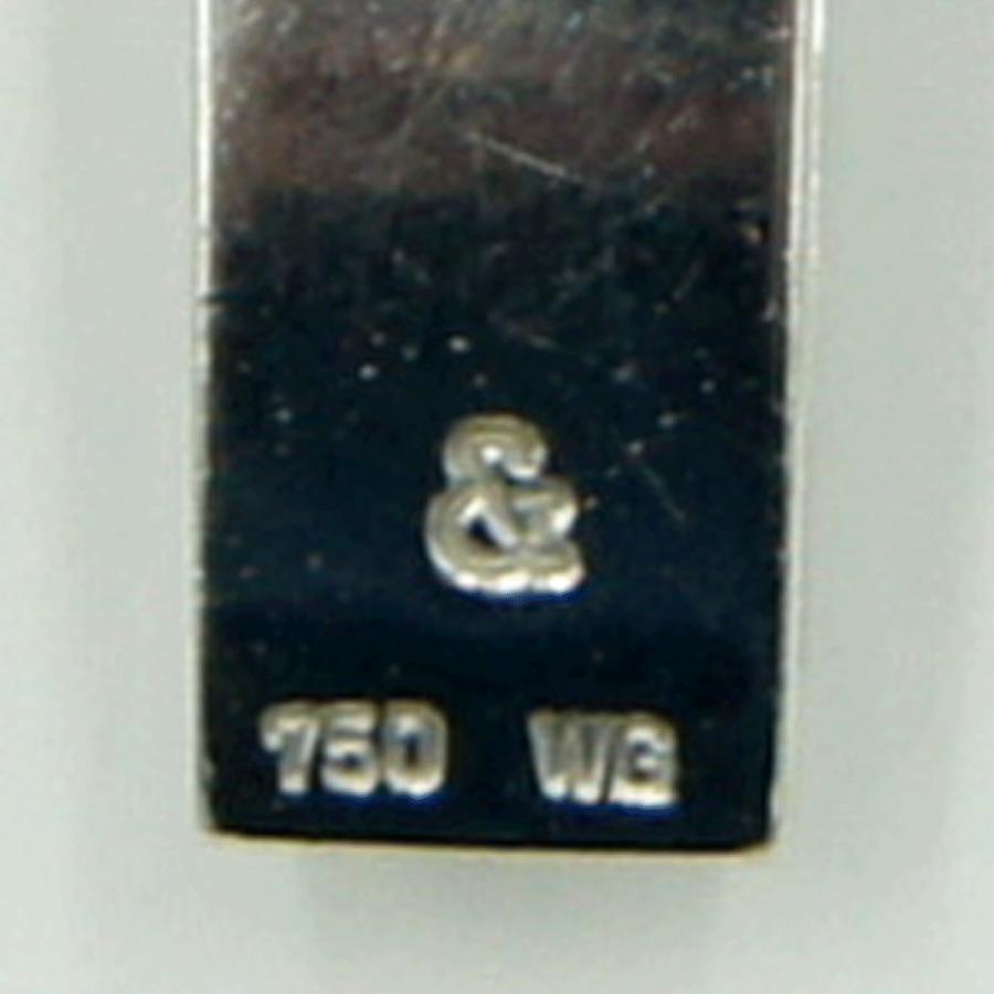 ピンキー＆ダイアン(PINKY&DIANNE)　750WGトパーズペンダントネックレス　重量4.70ｇ(石の重量含む)　ネックレス長さ 約40cm　レディース（中古）